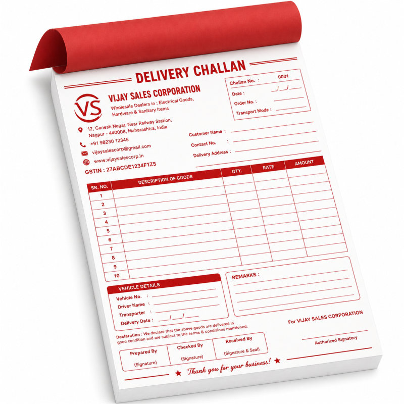 Compact Delivery Challan
