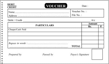 Credit Voucher Book