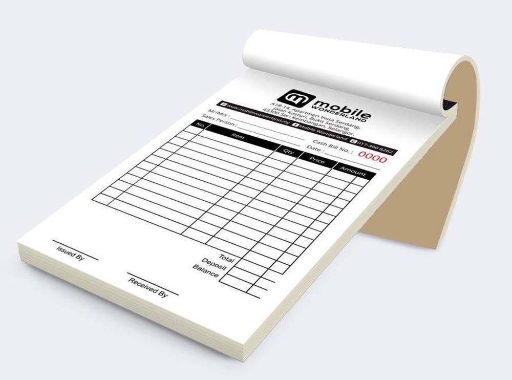 Regular Bill Book (Single)